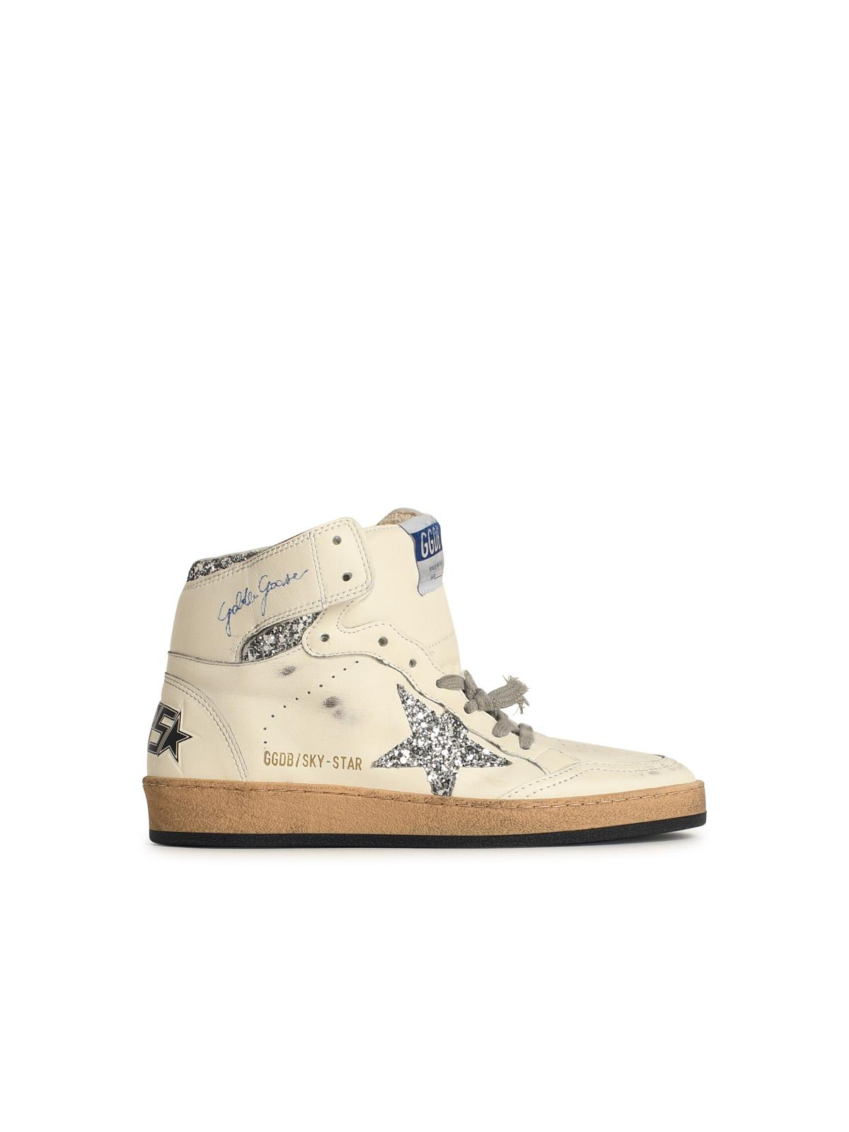 Golden Goose 'Sky Star' White Leather Sneakers Women GOLDEN GOOSE