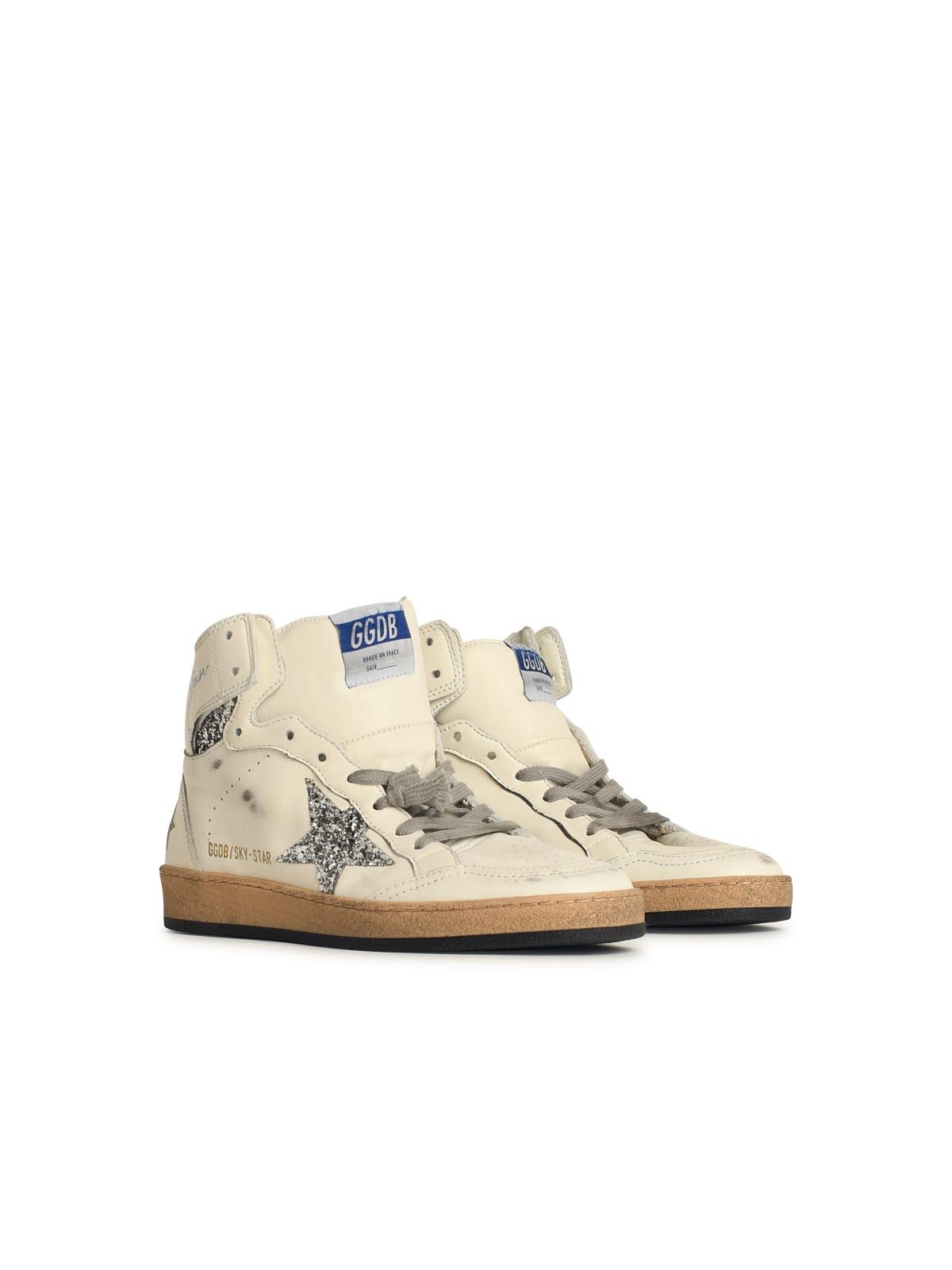 Golden Goose 'Sky Star' White Leather Sneakers Women GOLDEN GOOSE