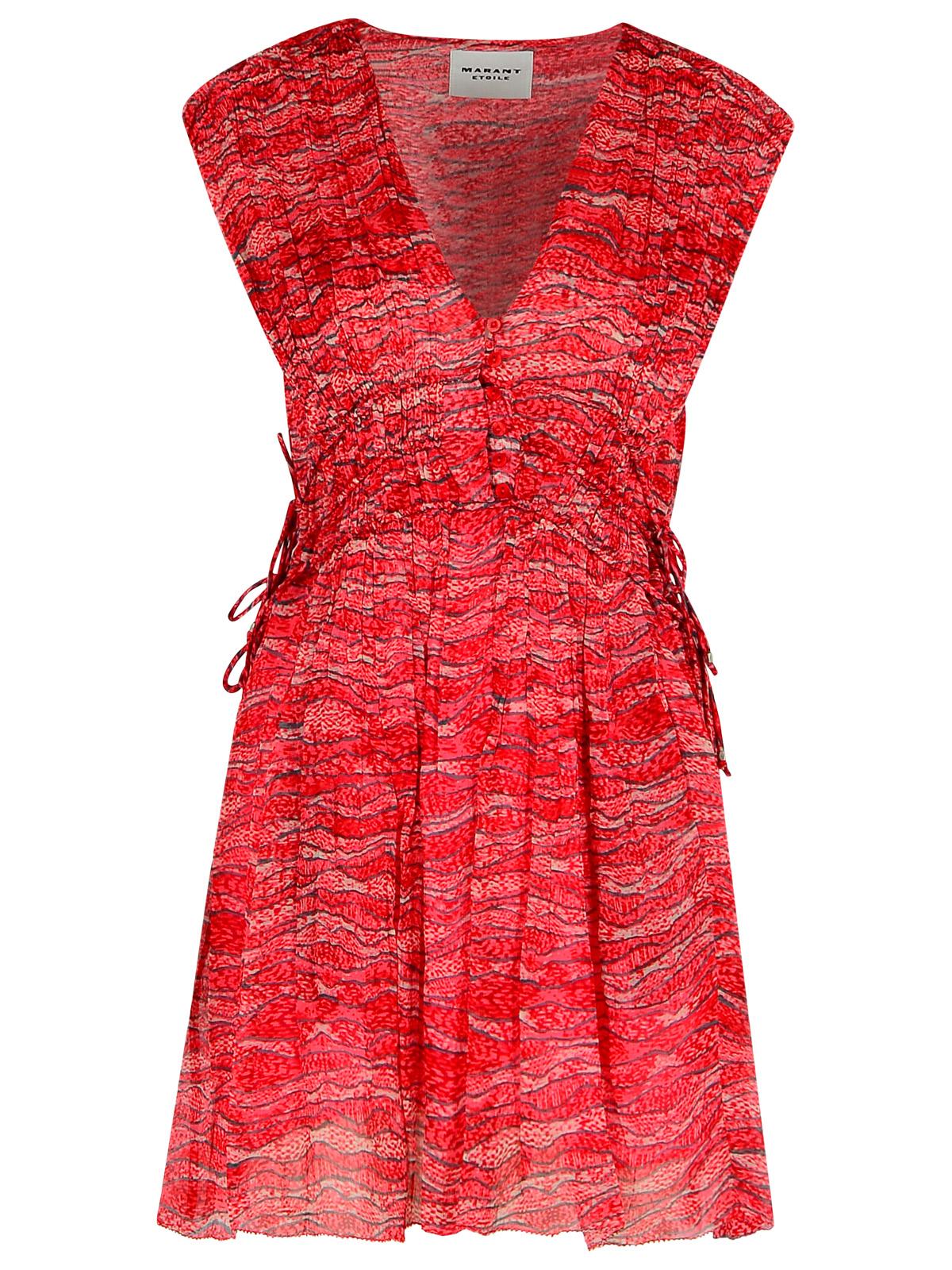 Isabel Marant Etoile 'Anawa' Red Viscose Dress Women ISABEL MARANT ETOILE