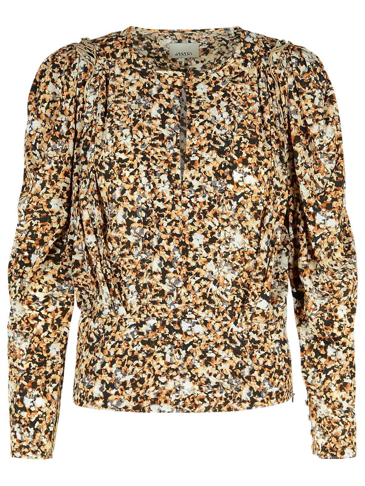 Isabel Marant 'Zagra' Beige Silk Blouse Women ISABEL MARANT