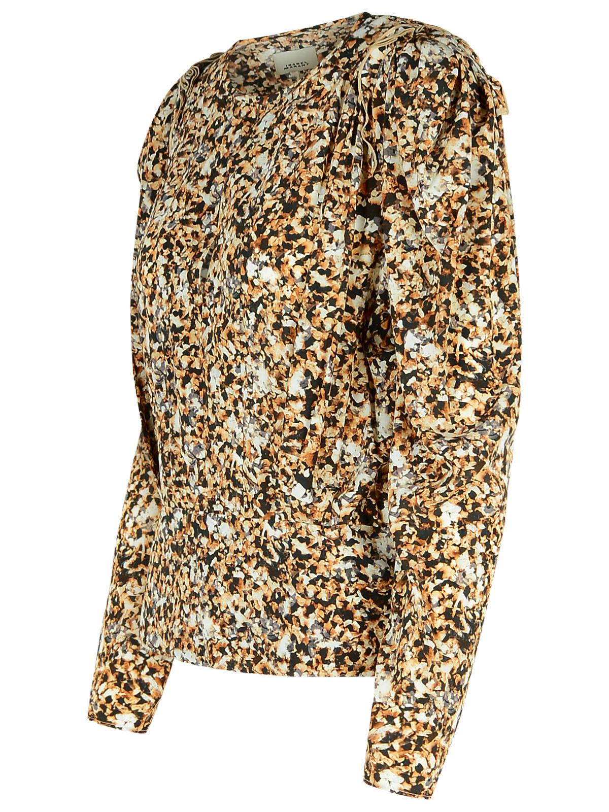 Isabel Marant 'Zagra' Beige Silk Blouse Women ISABEL MARANT