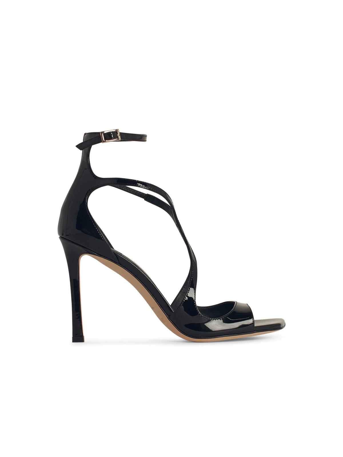 Jimmy Choo Azia Sandals In Black Leather Women JIMMY CHOO