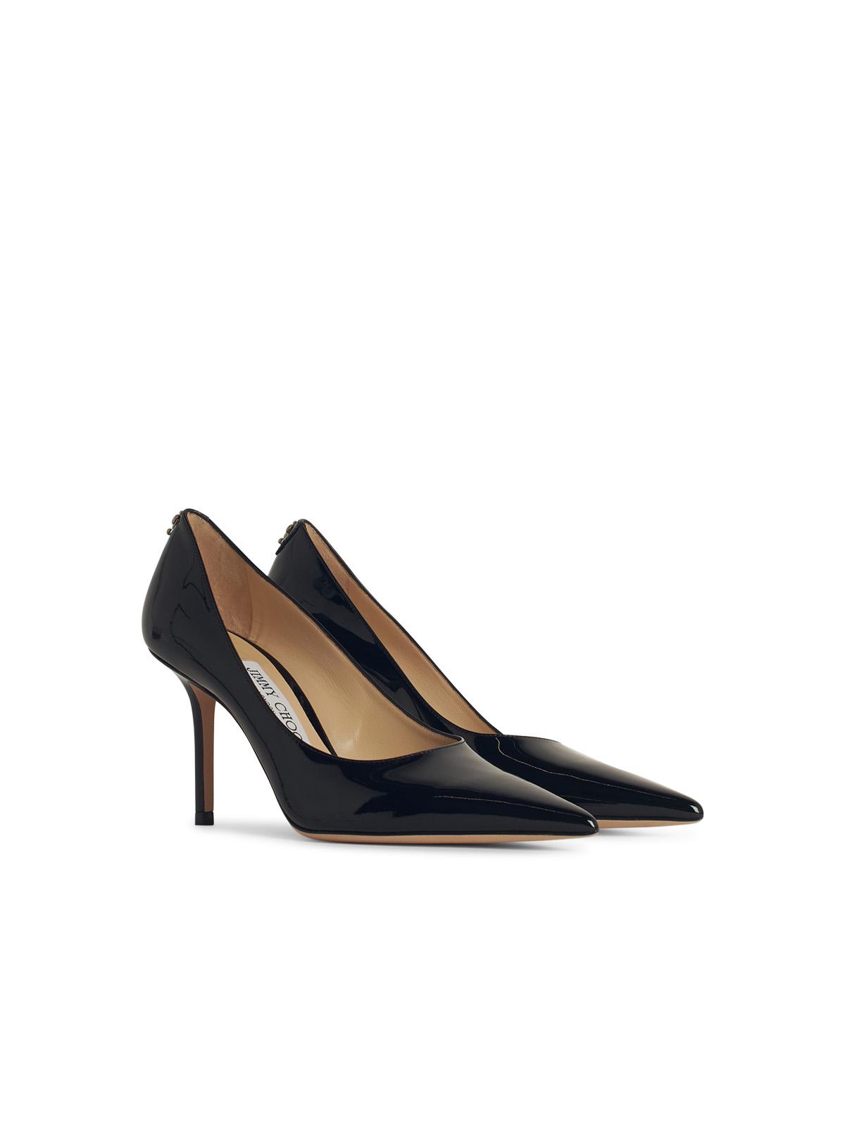 Jimmy Choo 'Love' Black Leather Pumps Women JIMMY CHOO