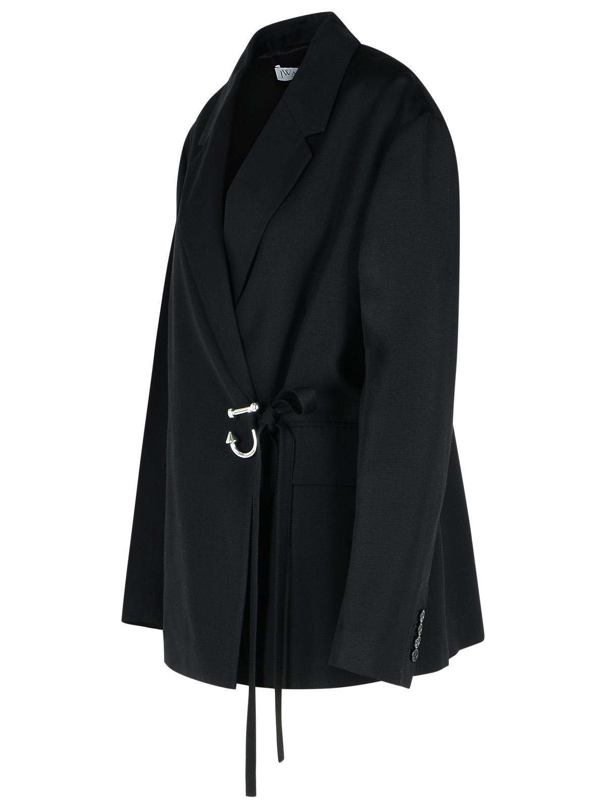Jw Anderson 'T' Black Viscose Blazer Women J.W. ANDERSON