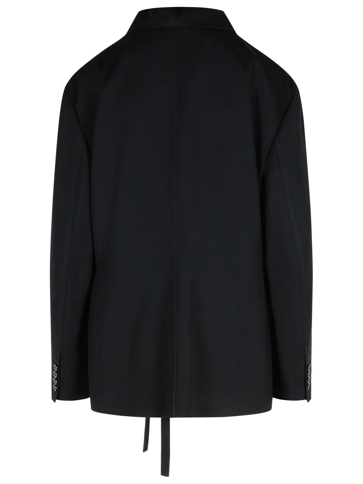Jw Anderson 'T' Black Viscose Blazer Women J.W. ANDERSON
