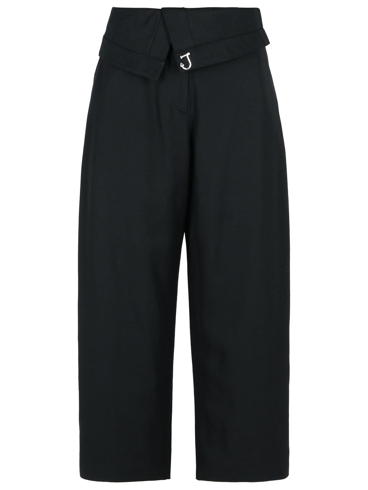 Jw Anderson Black Viscose Trousers Women J.W. ANDERSON