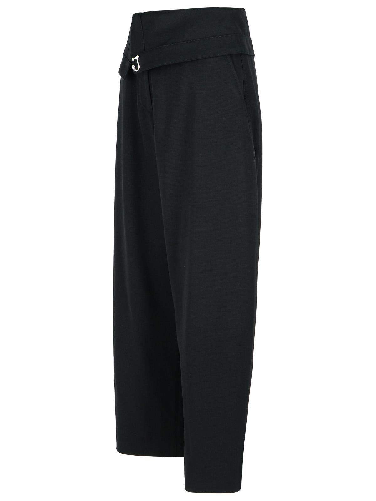 Jw Anderson Black Viscose Trousers Women J.W. ANDERSON
