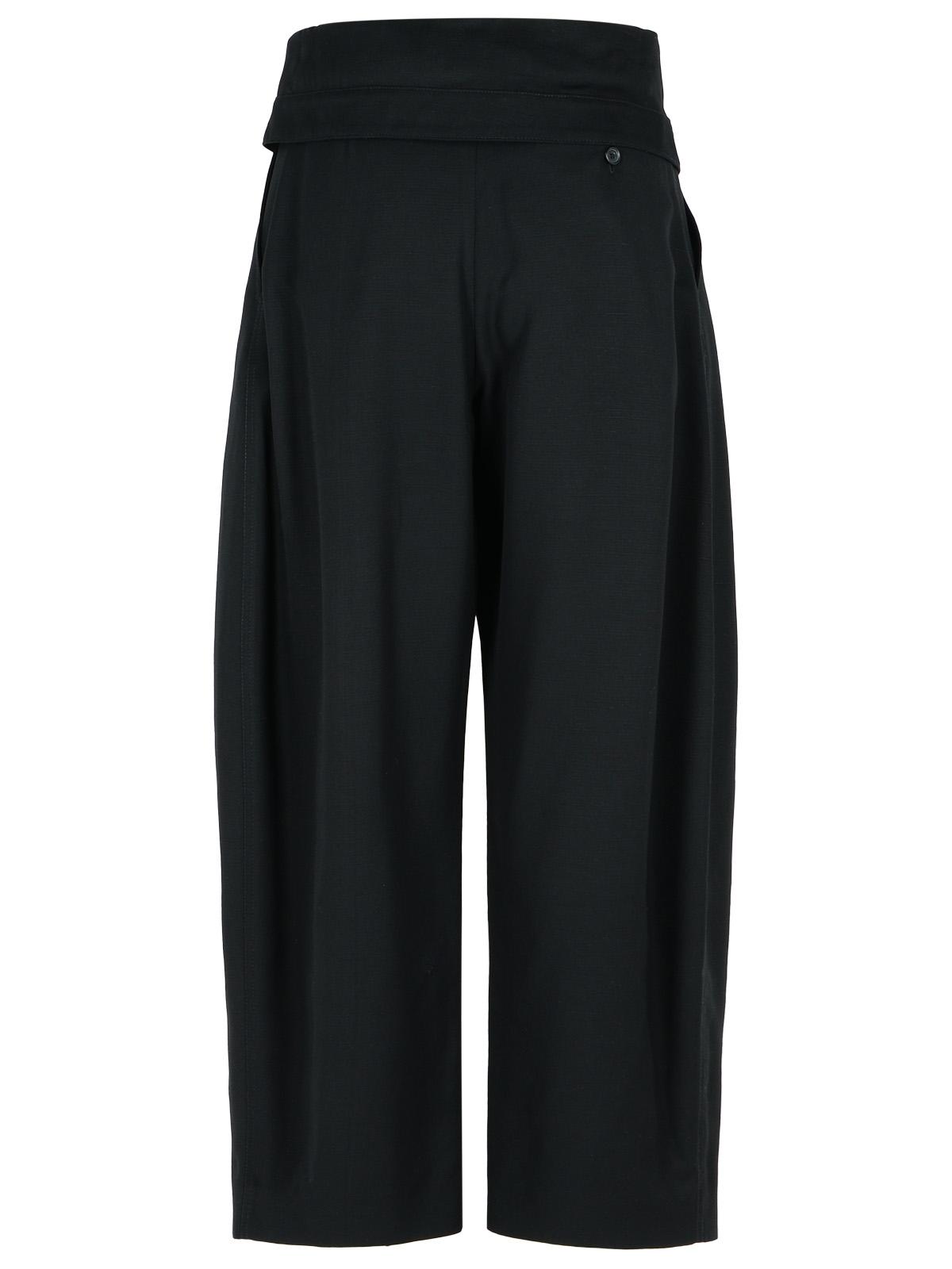 Jw Anderson Black Viscose Trousers Women J.W. ANDERSON