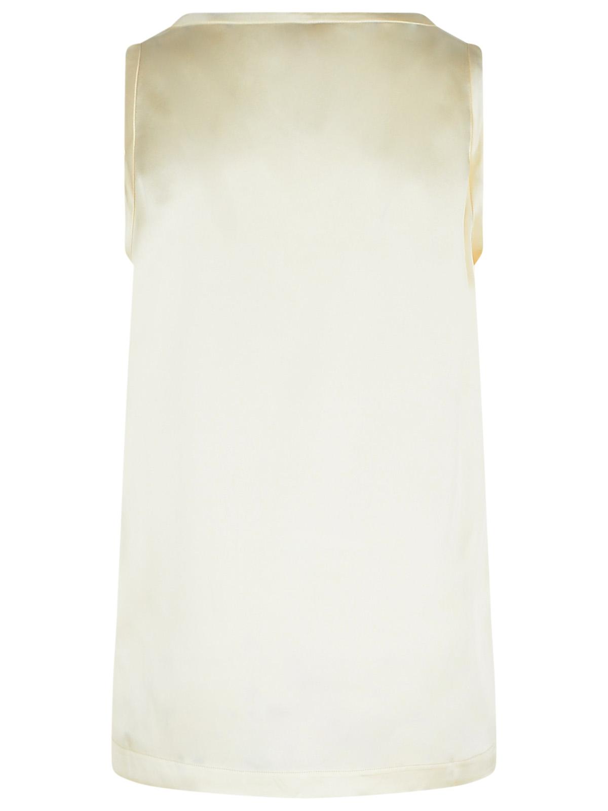 Lisa Yang 'Scoop' Ivory Silk Tank Top Women LISA YANG