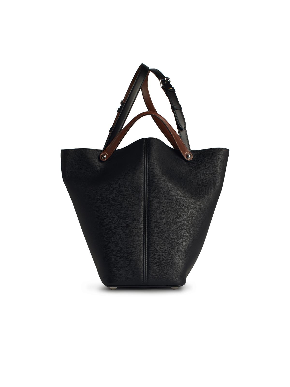 Maison Margiela 'Dress Age' Black Leather Bag Women MAISON MARGIELA