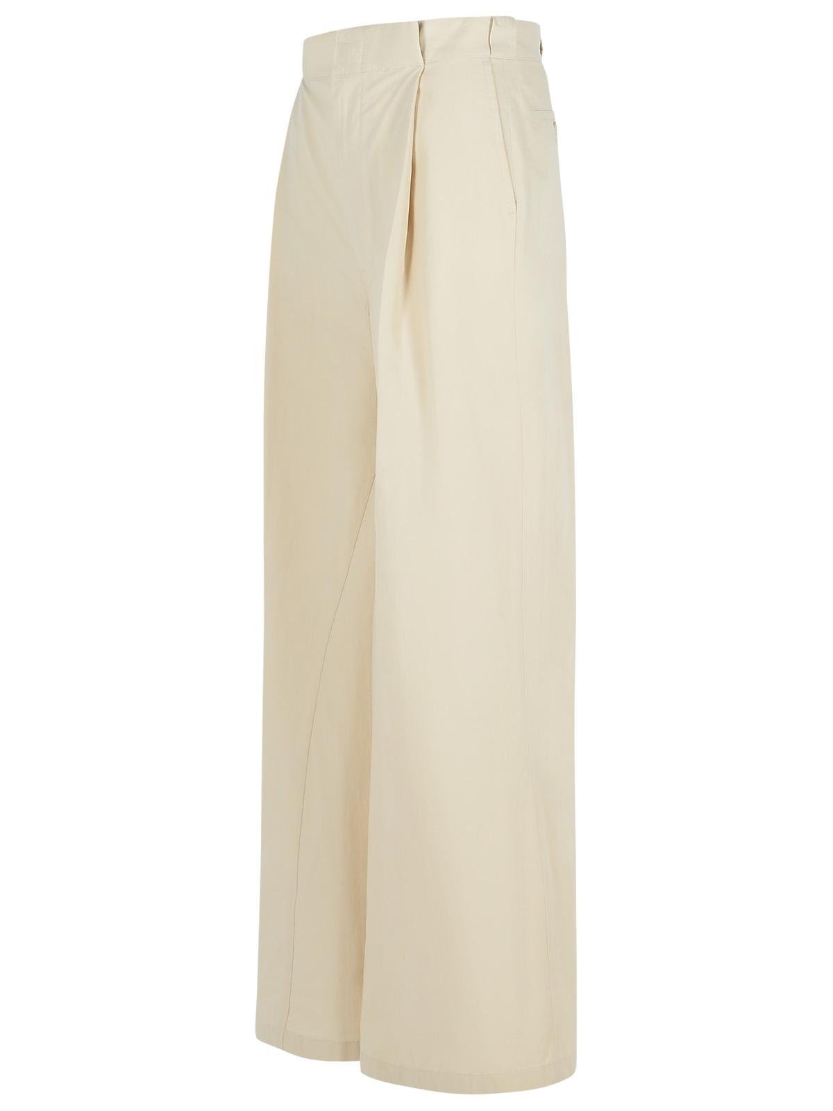Maison Margiela 'Over' Ivory Cotton Blend Pants Women MAISON MARGIELA