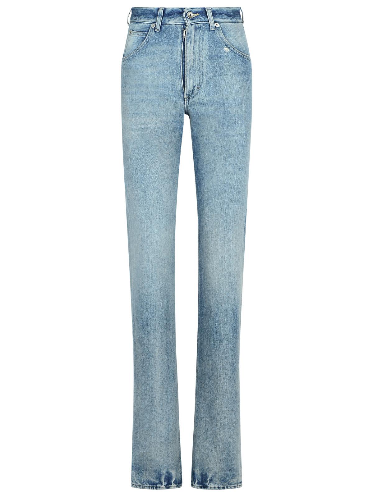 Maison Margiela 'Straight' Light Blue Denim Jeans Women MAISON MARGIELA