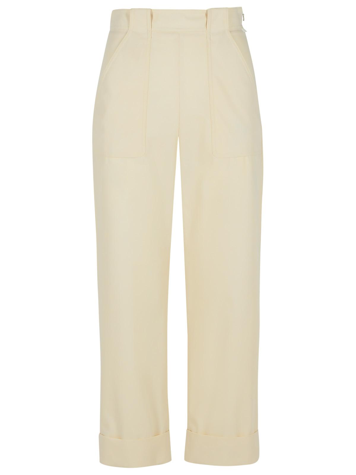 Max Mara Palio' White Cotton Pants Women MAX MARA