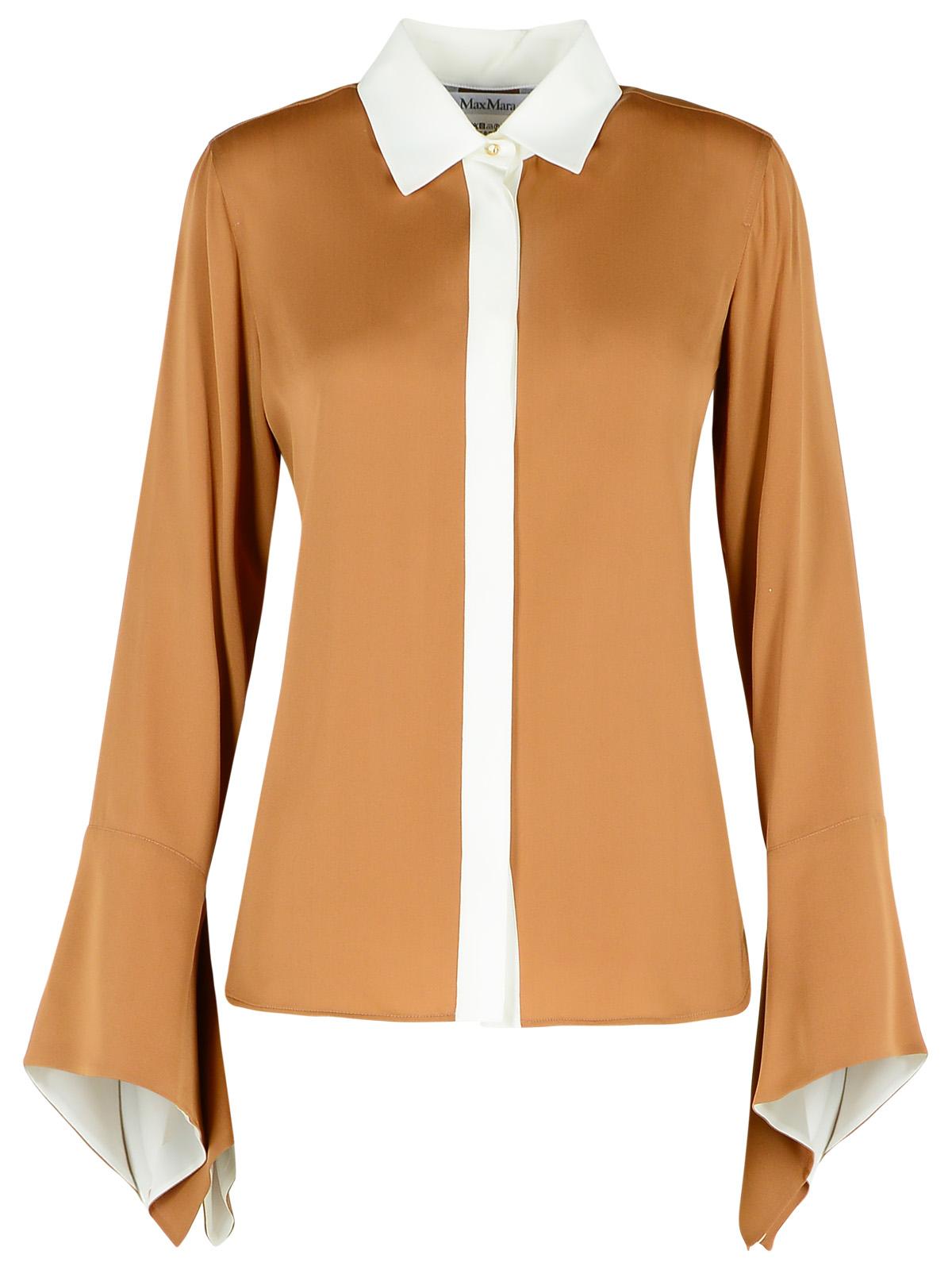 Max Mara 'Pio' Beige Silk Shirt Women MAX MARA