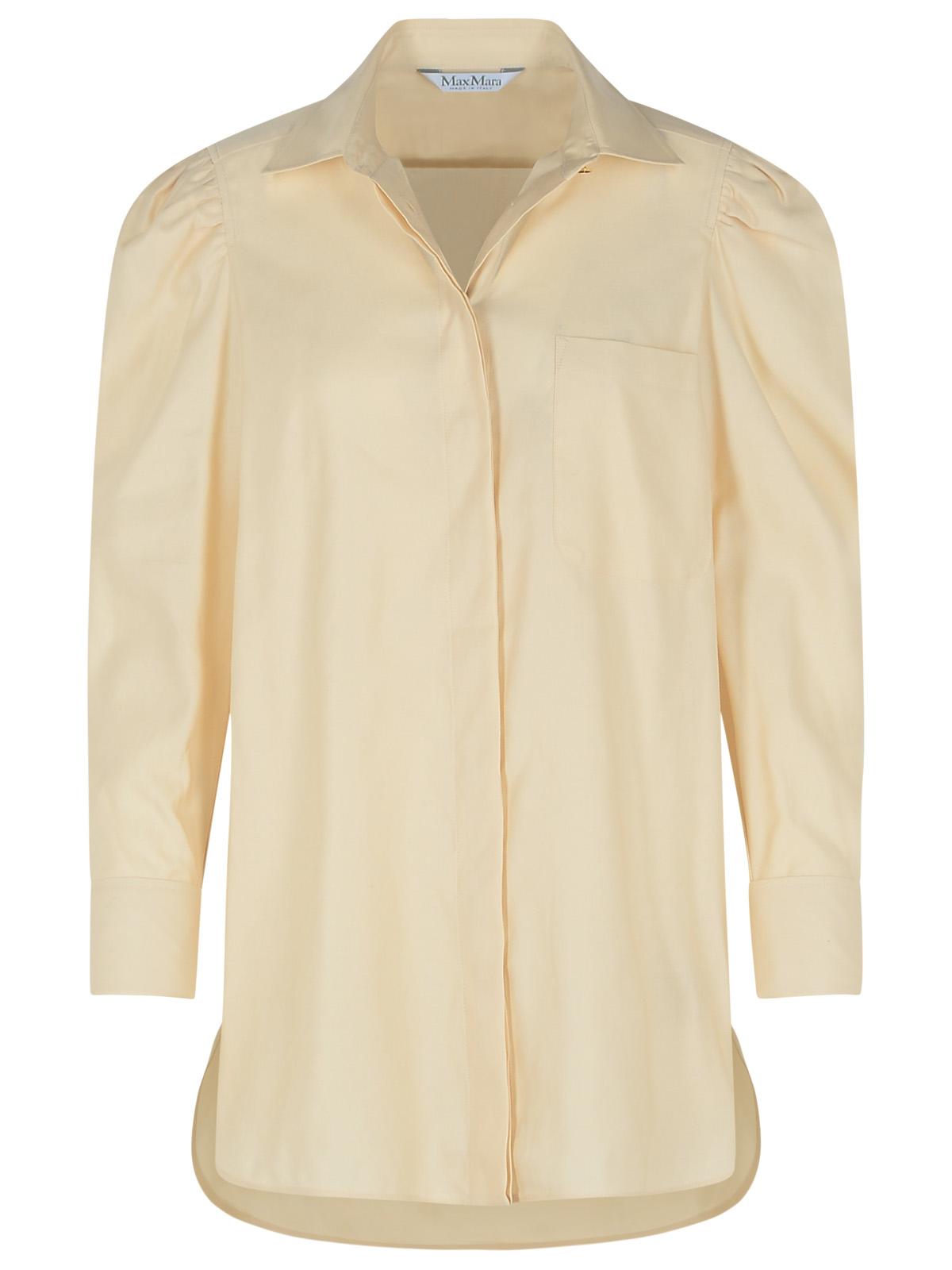 Max Mara 'Faraday' Cream Cotton Shirt Women MAX MARA