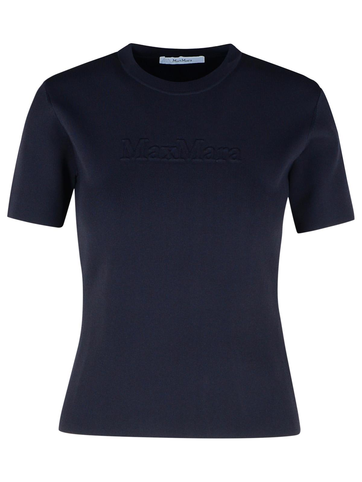 Max Mara 'Segale' Black Viscose Blend T-Shirt Women MAX MARA