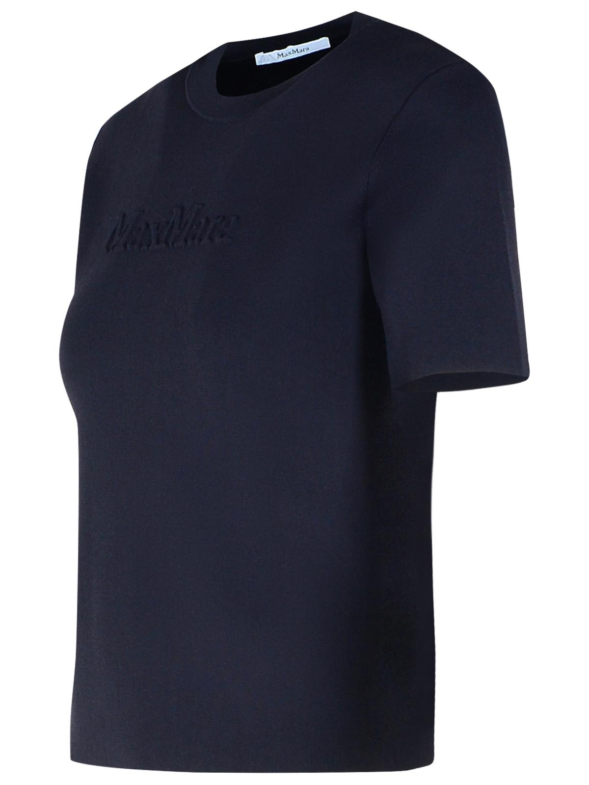 Max Mara 'Segale' Black Viscose Blend T-Shirt Women MAX MARA