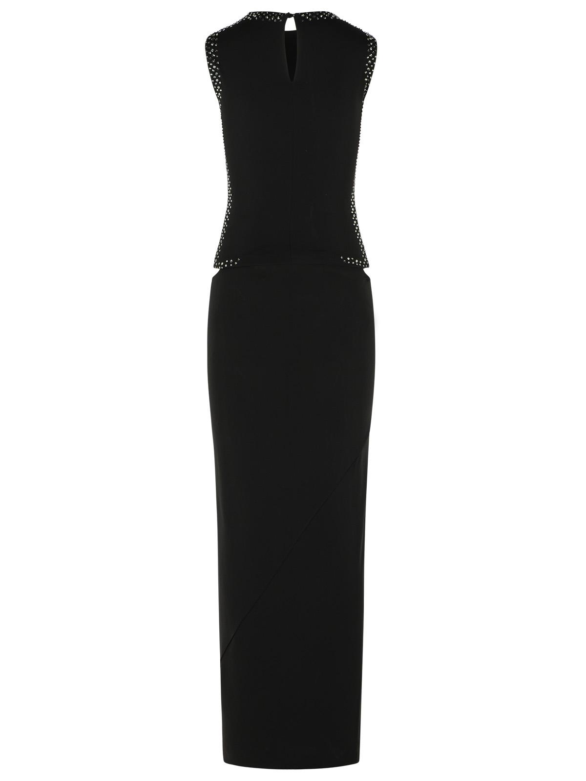 The Attico Dress In Black Acetate Blend Women THE ATTICO