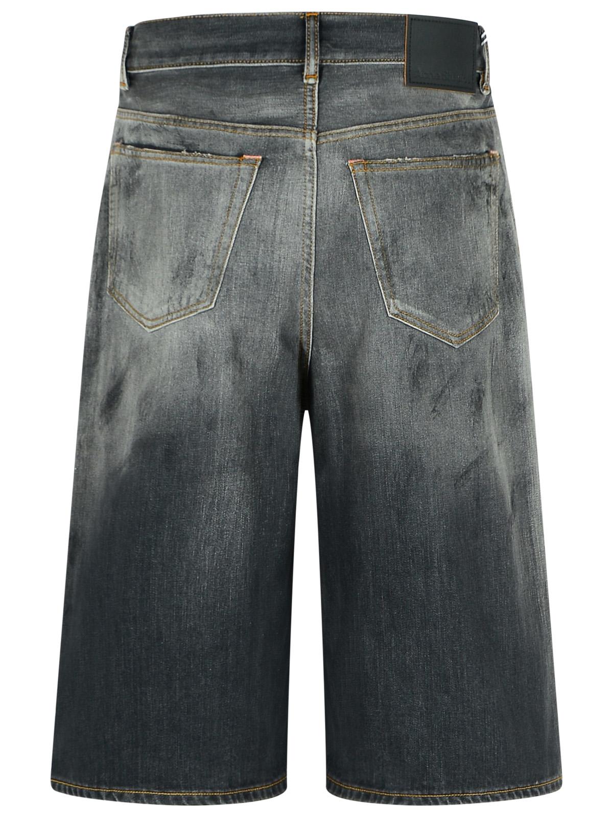 Acne Studios Grey Denim Bermuda Shorts Men ACNE STUDIOS