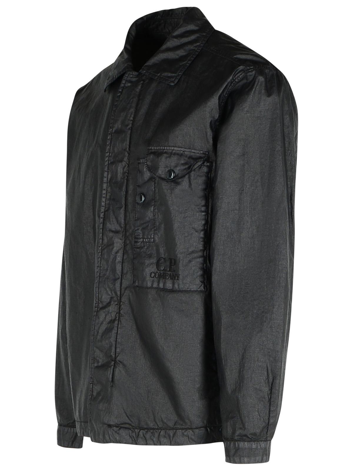 C.P. Company Black Linen Shirt Men C.P. COMPANY