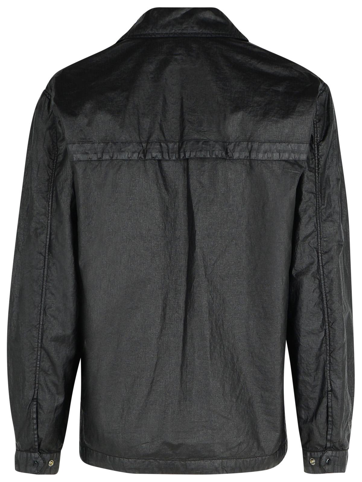 C.P. Company Black Linen Shirt Men C.P. COMPANY