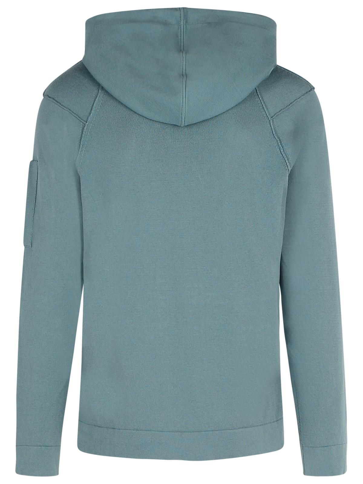 C.P. Company 'Lens' Light Blue Cotton Sweatshirt Men C.P. COMPANY