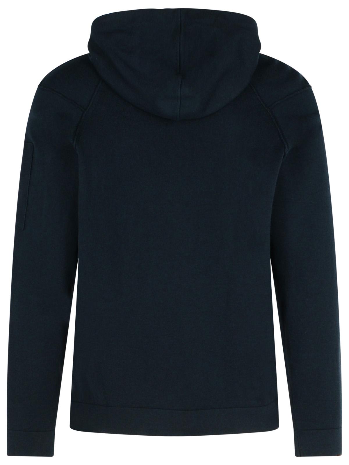 C.P. Company 'Lens' Blue Cotton Sweatshirt Men C.P. COMPANY