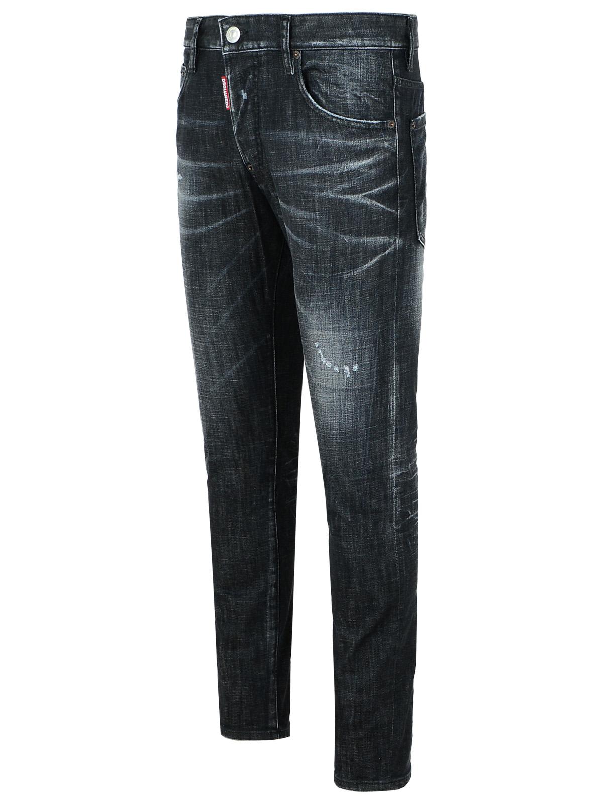 Dsquared2 'Skater Washed' Black Cotton Jeans Men DSQUARED2