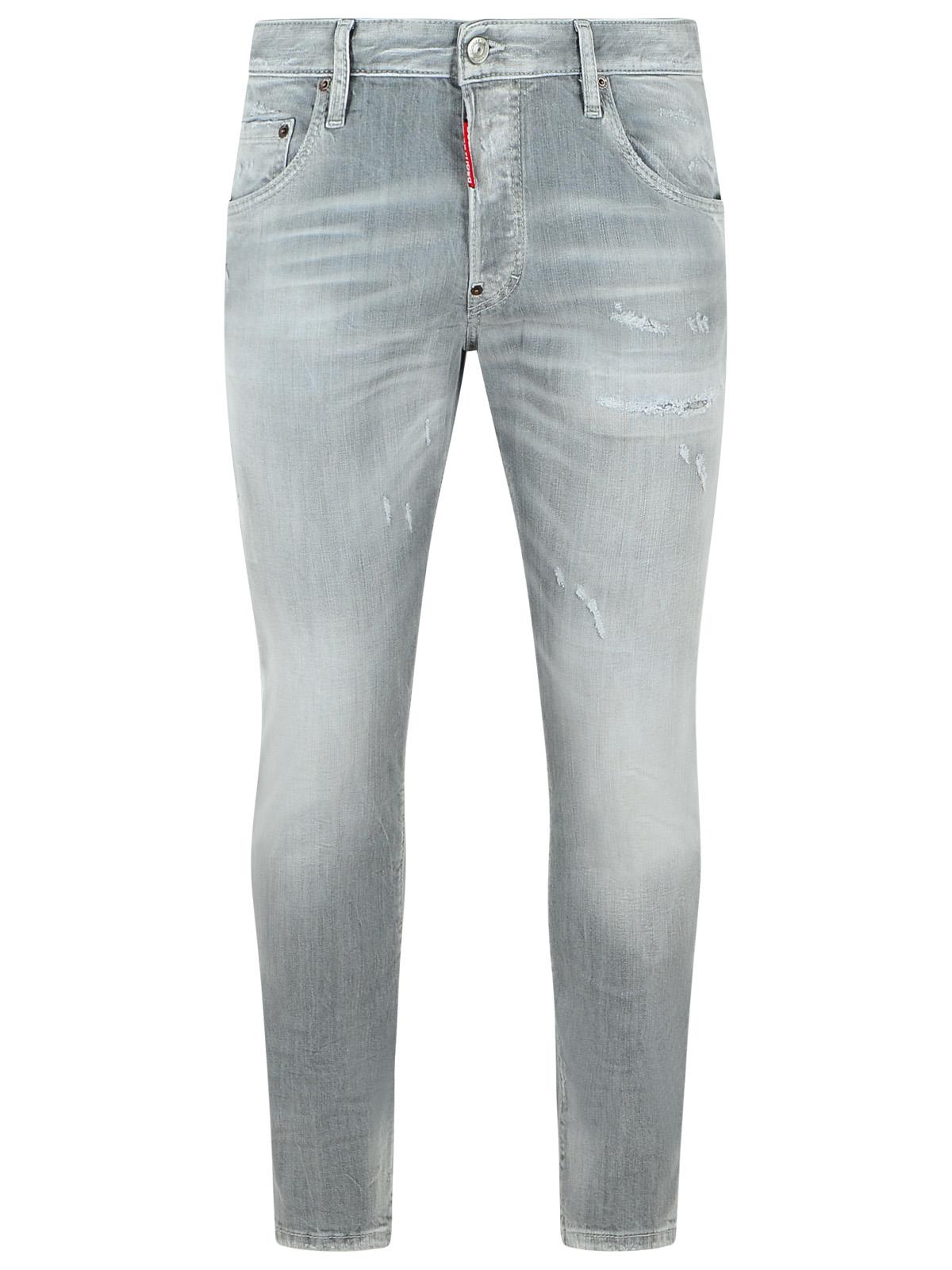Dsquared2 'Skater' Light Grey Cotton Jeans Men DSQUARED2
