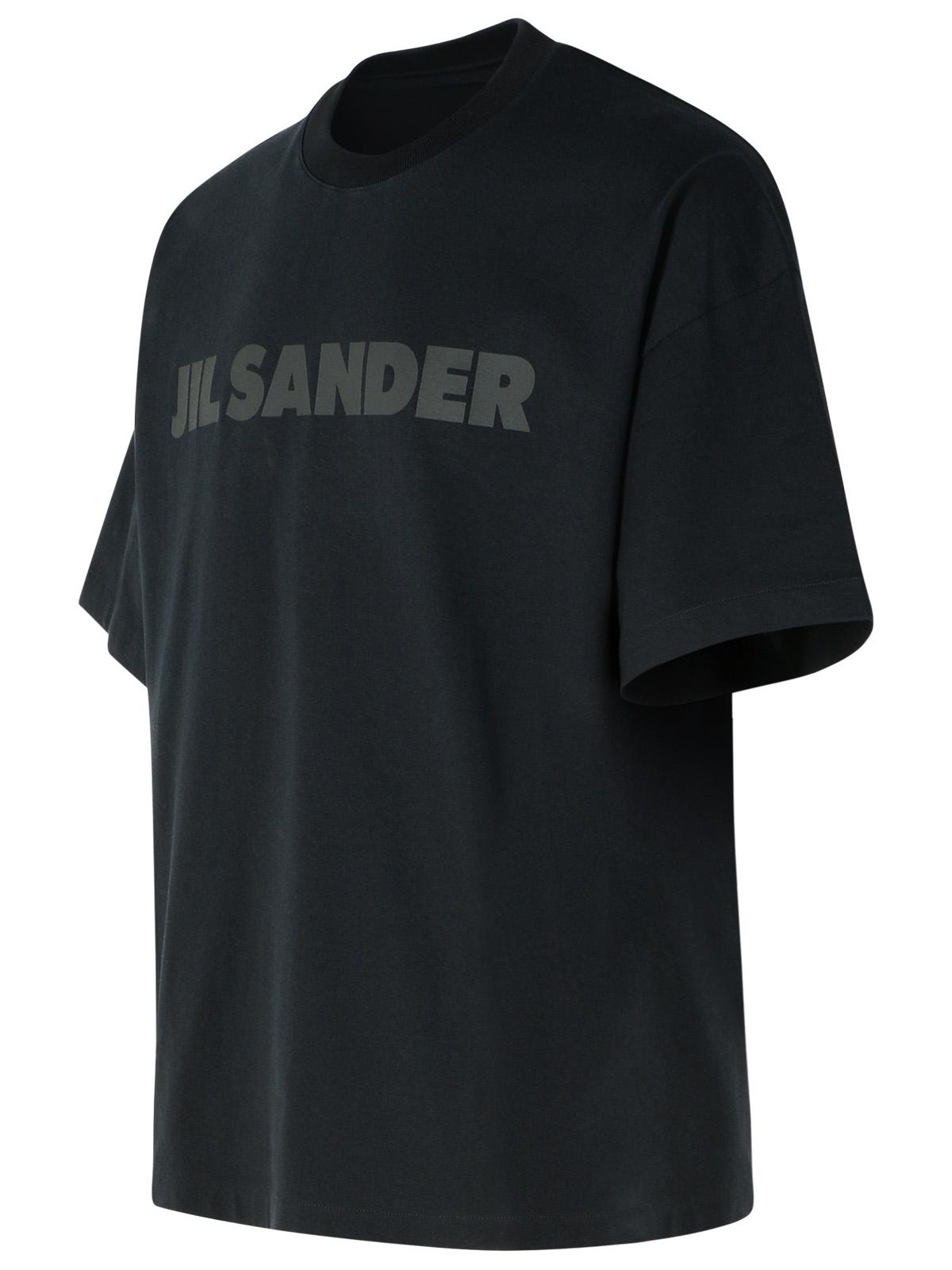 Jil Sander Black Cotton T-Shirt Men JIL SANDER