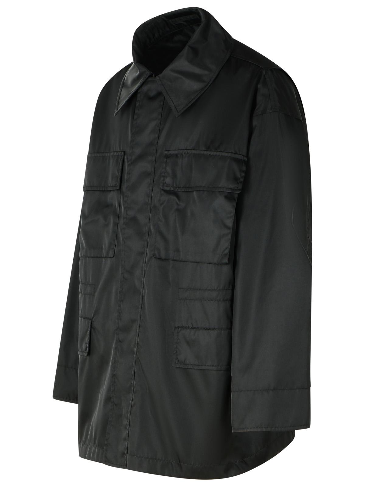 Jil Sander Black Polyamide Jacket Men JIL SANDER