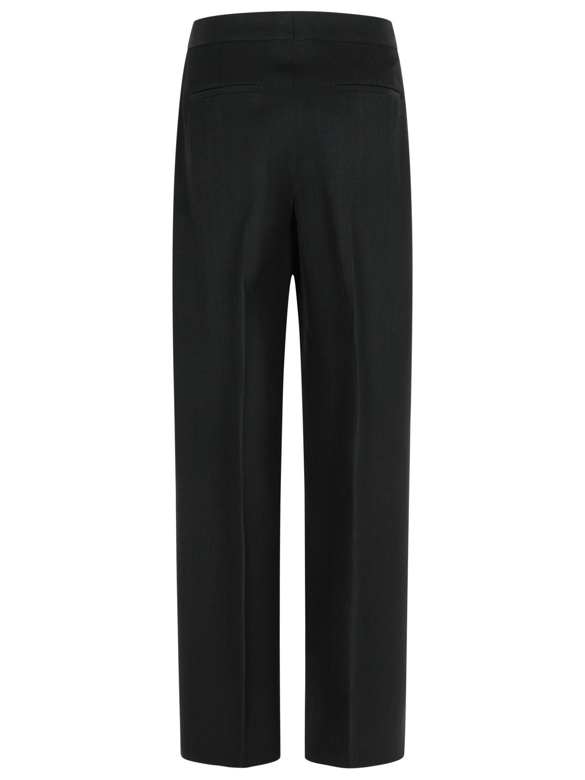 Jil Sander Black Viscose Blend Trousers Women JIL SANDER