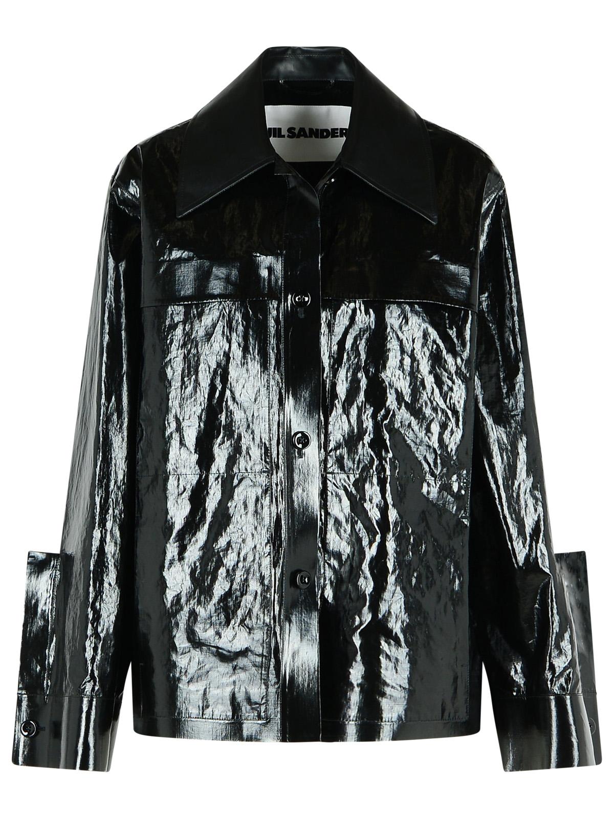 Jil Sander Black Linen Jacket Women JIL SANDER