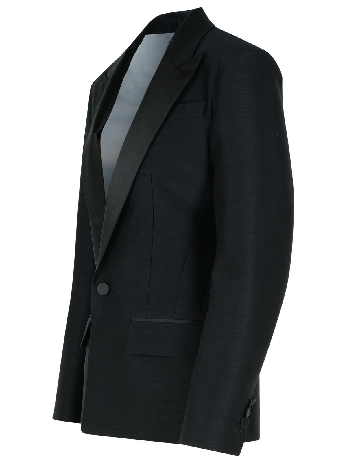 Dsquared2 'Dan' Black Virgin Wool Blend Blazer Women DSQUARED2