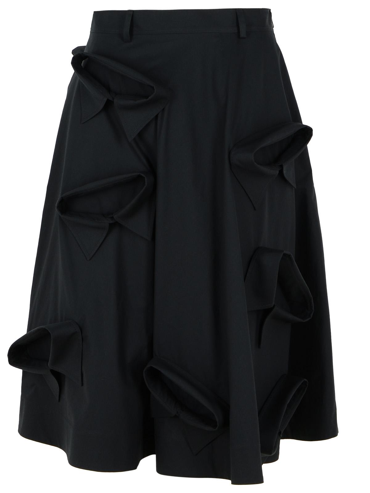 Moschino Black Cotton Skirt Women MOSCHINO