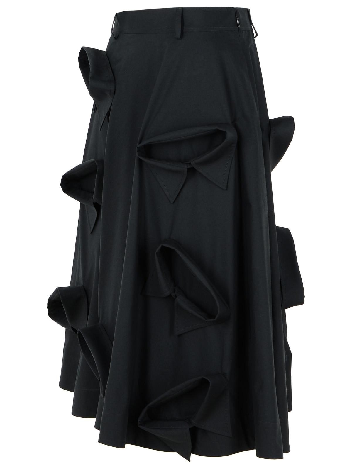 Moschino Black Cotton Skirt Women MOSCHINO