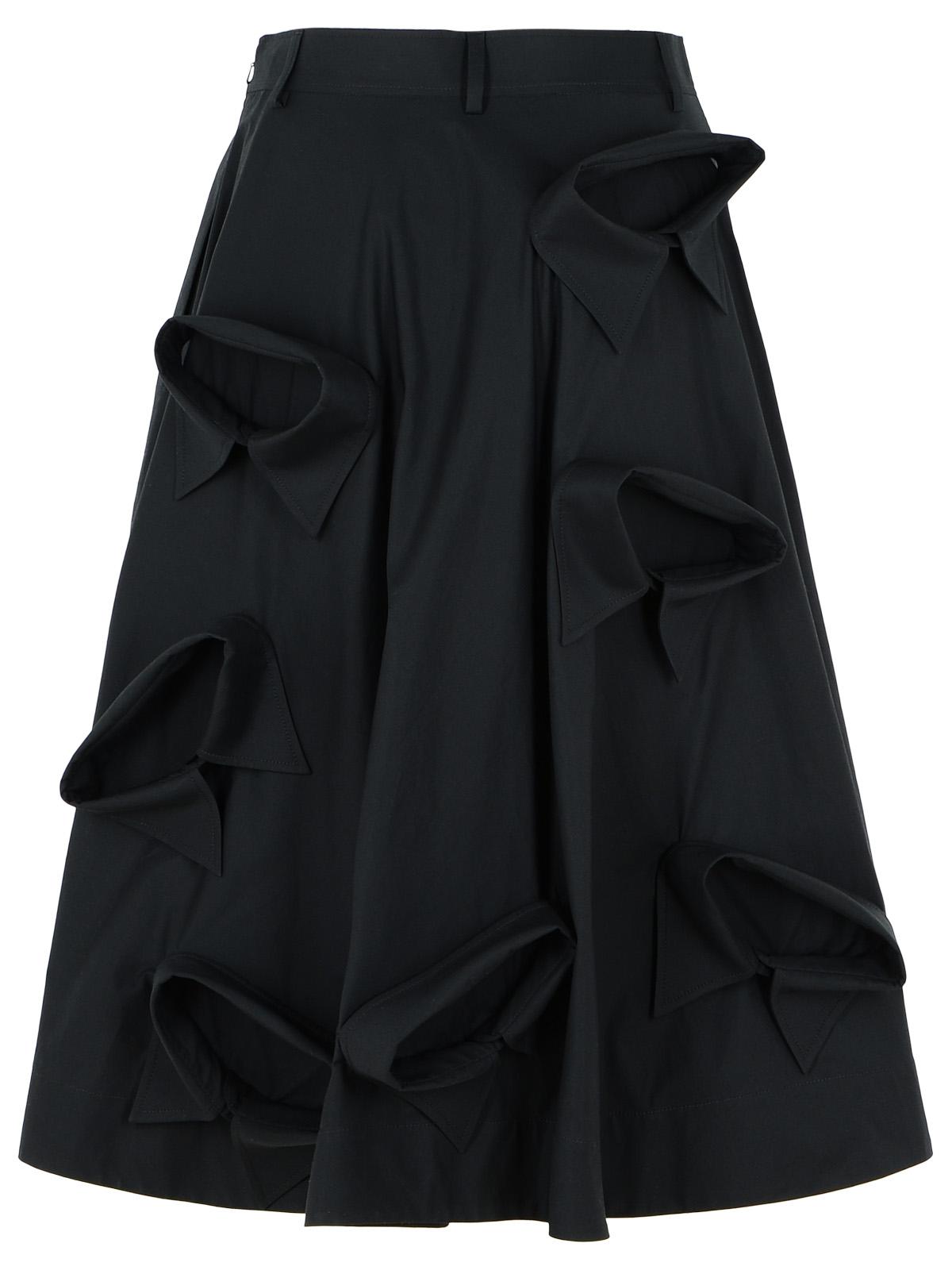 Moschino Black Cotton Skirt Women MOSCHINO