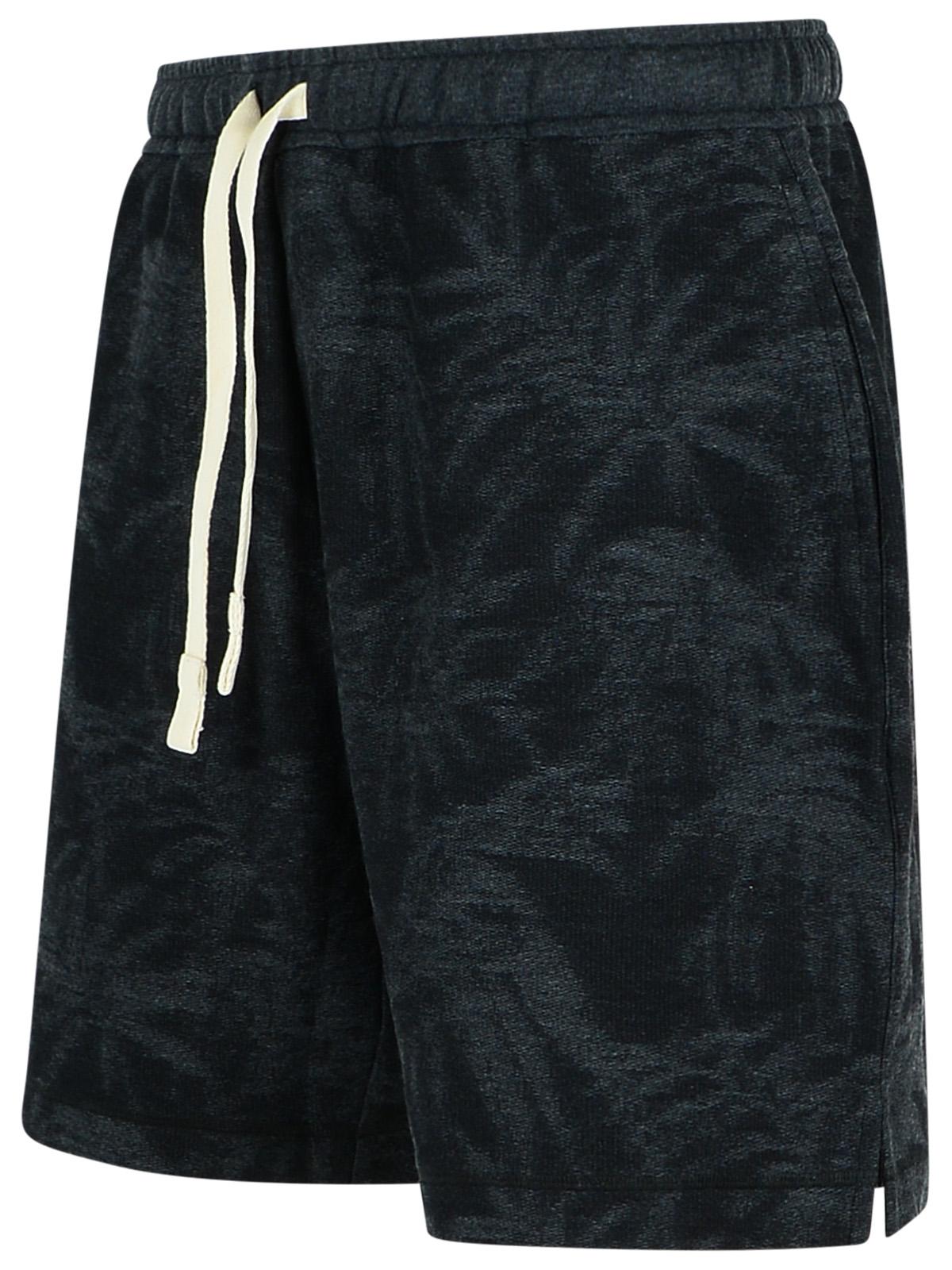 Palm Angels Black Cotton Bermuda Shorts Men PALM ANGELS