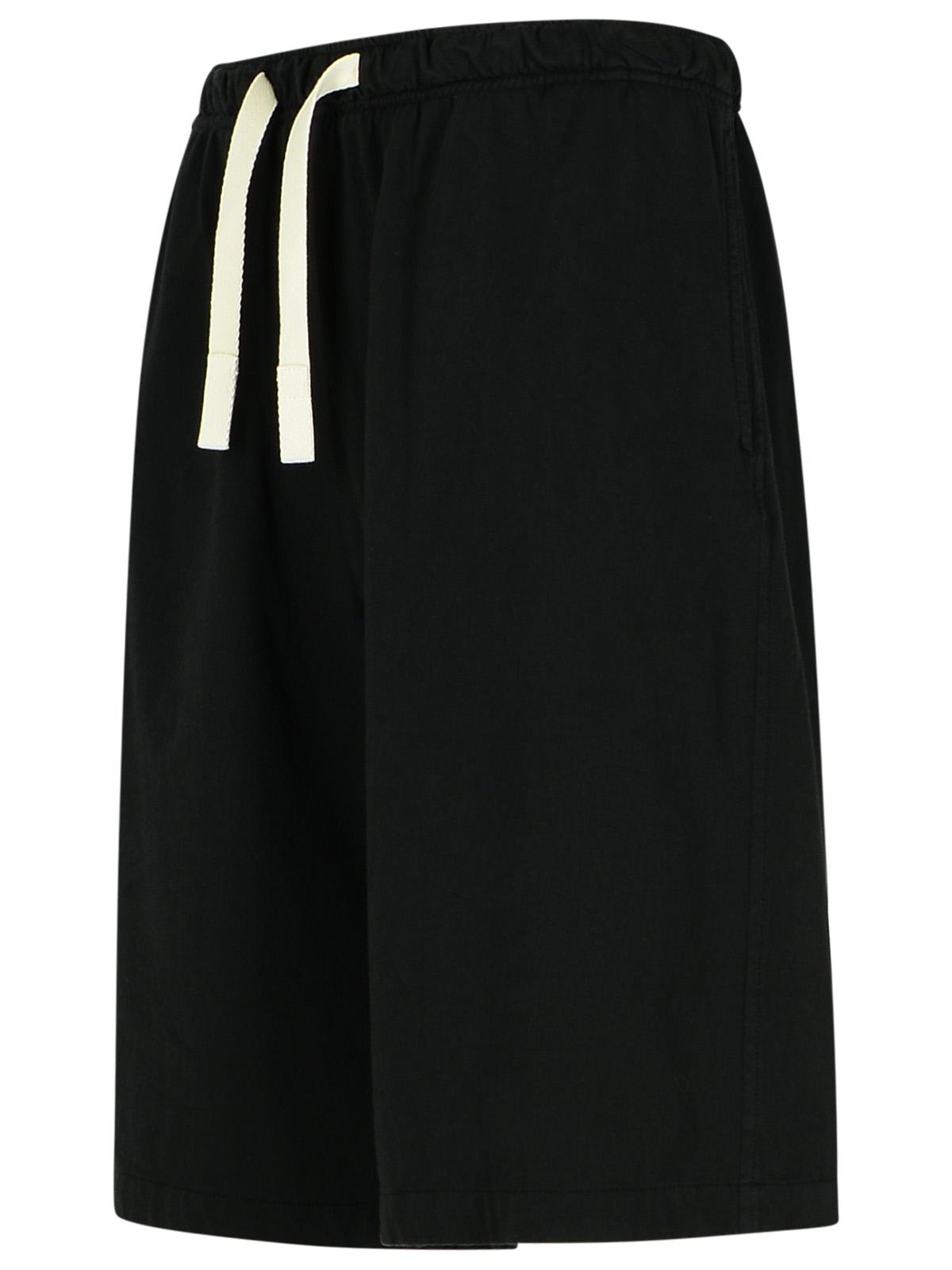 Palm Angels Black Cotton Bermuda Shorts Men PALM ANGELS