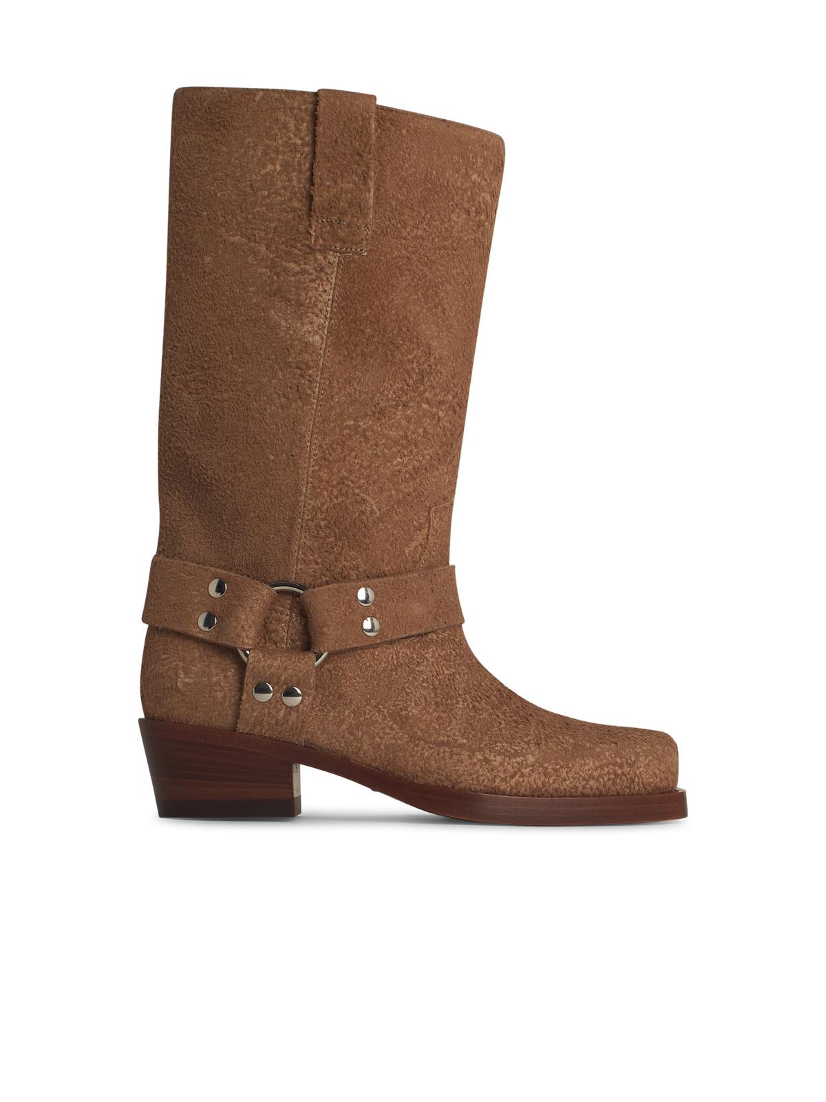 Paris Texas 'Roxy' Beige Suede Boots Women PARIS TEXAS