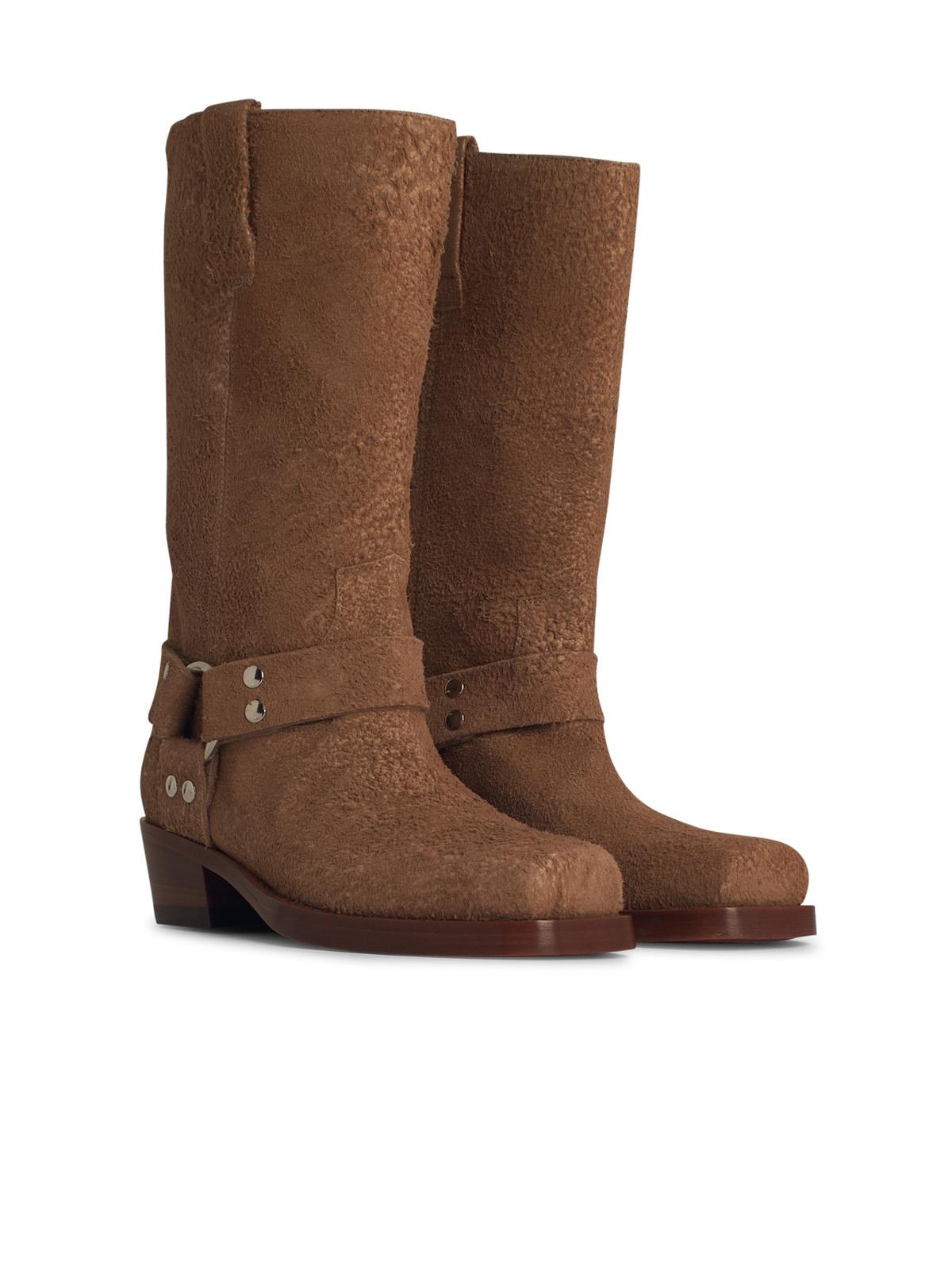 Paris Texas 'Roxy' Beige Suede Boots Women PARIS TEXAS