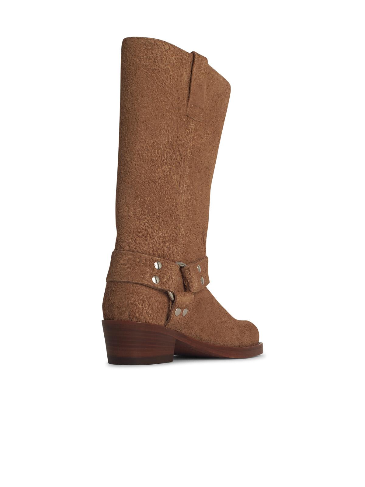 Paris Texas 'Roxy' Beige Suede Boots Women PARIS TEXAS