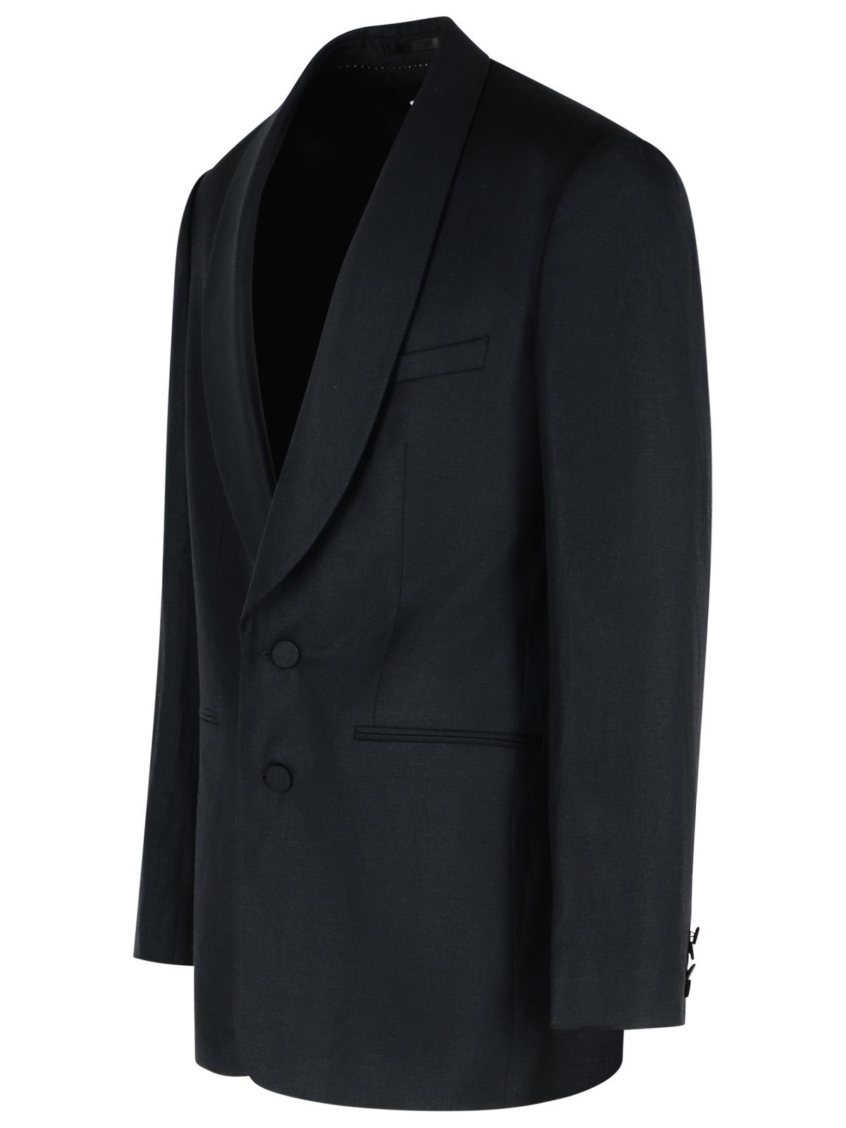 Dries Van Noten 'Bartux' Black Wool Blend Blazer Men DRIES VAN NOTEN