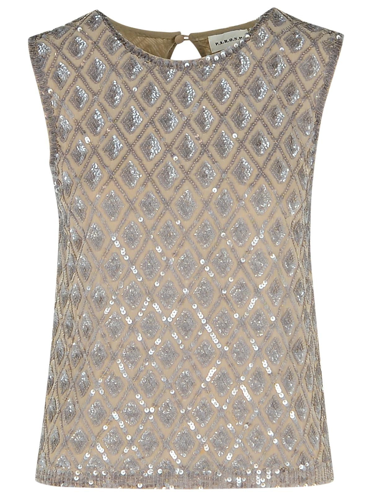 P.A.R.O.S.H. Beige Polyamide Blend Blouse Women P.A.R.O.S.H.