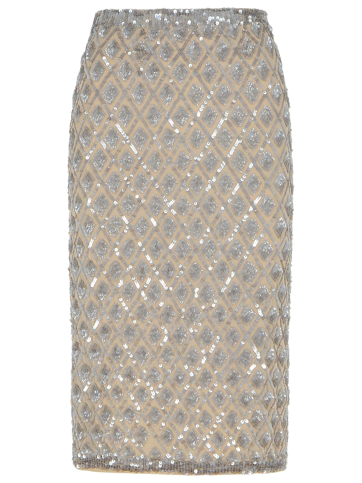 P.A.R.O.S.H. Beige Polyamide Blend Skirt Women P.A.R.O.S.H.