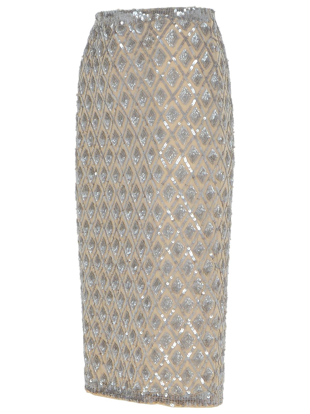 P.A.R.O.S.H. Beige Polyamide Blend Skirt Women P.A.R.O.S.H.