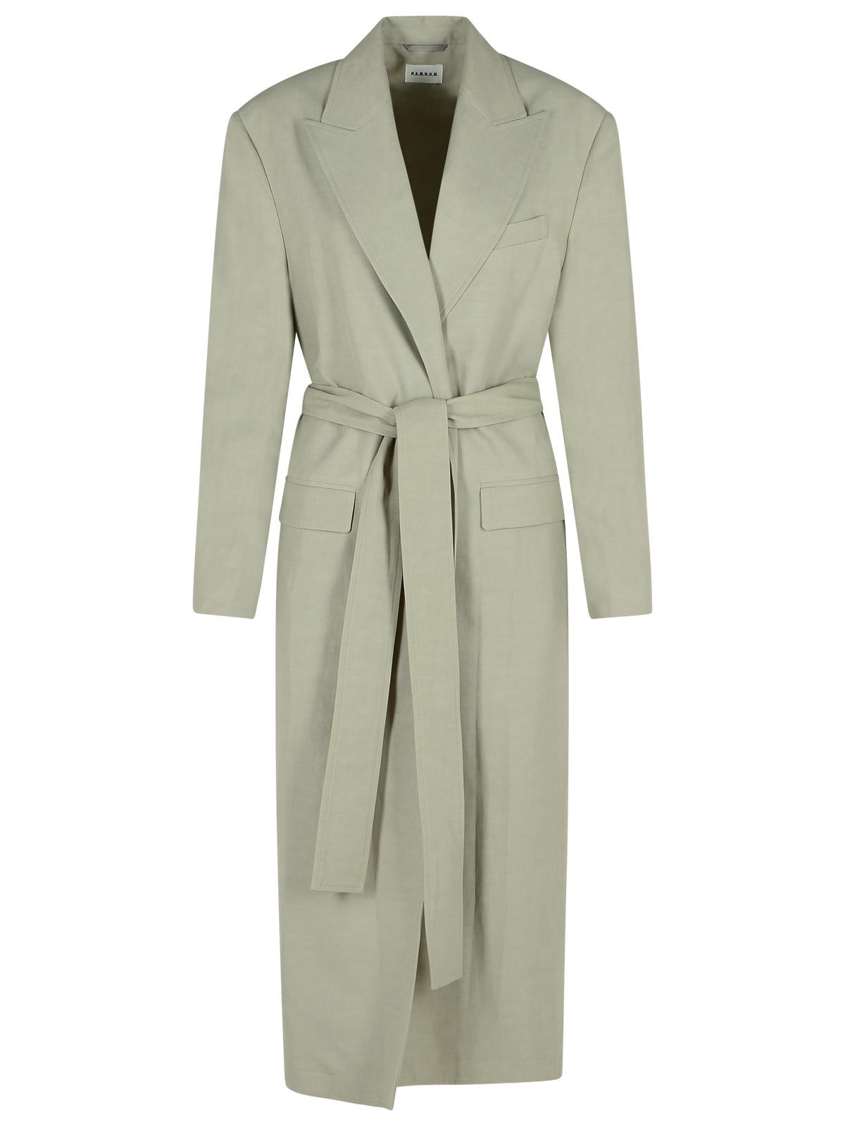 P.A.R.O.S.H. Green Viscose Blend Duster Women P.A.R.O.S.H.