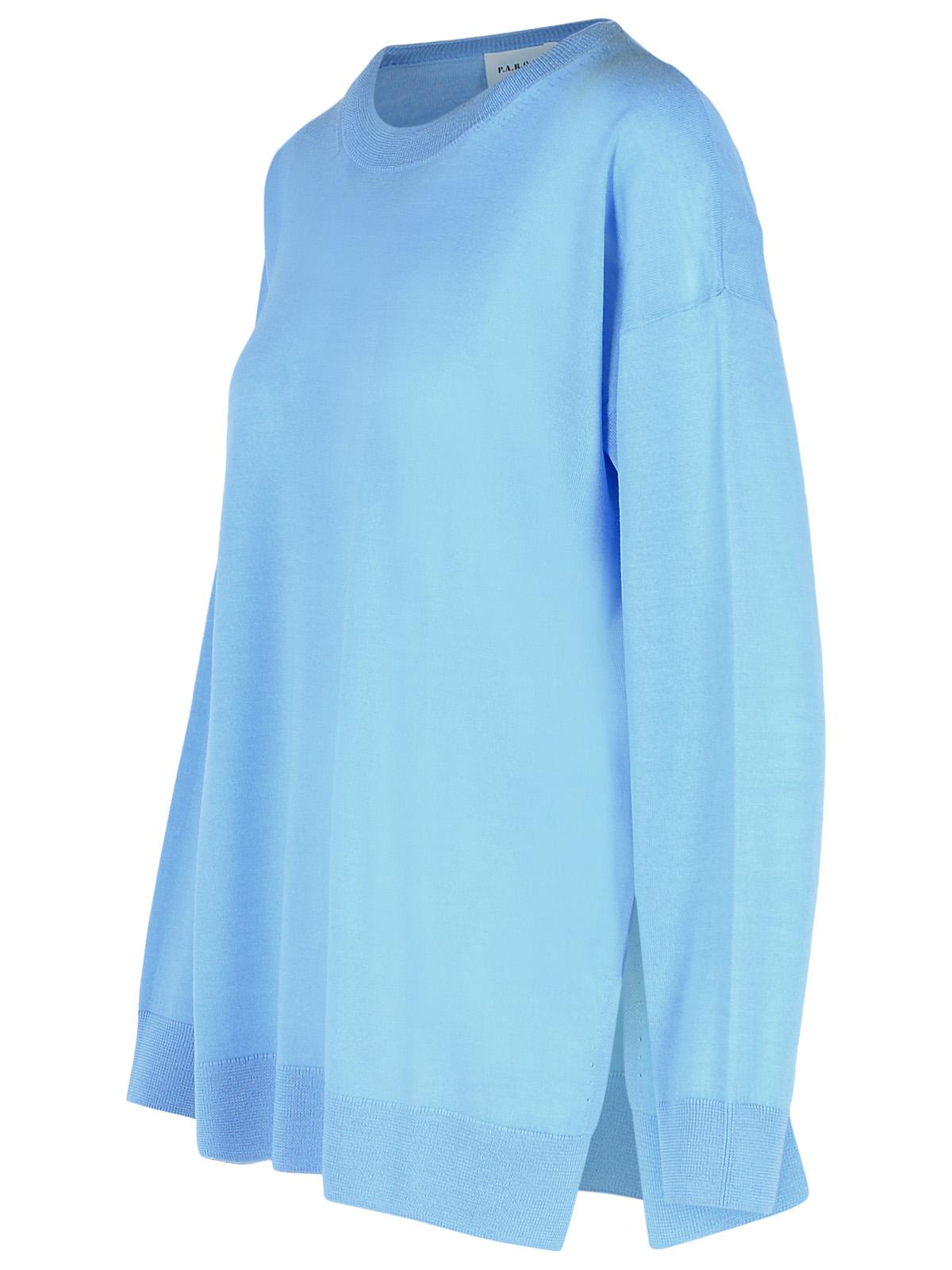 P.A.R.O.S.H. 'Over' Sweater In Light Blue Wool Blend Women P.A.R.O.S.H.