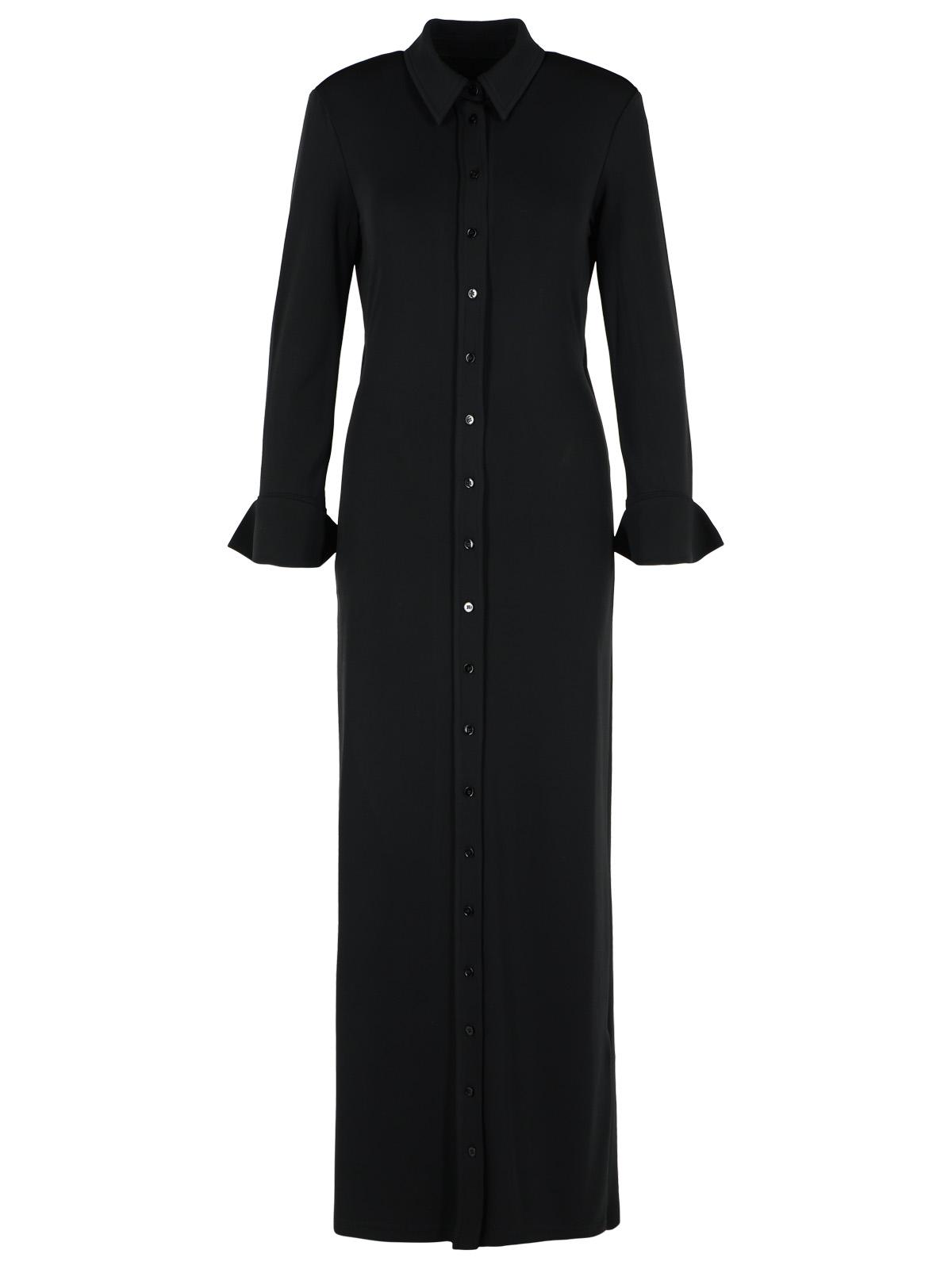 Sportmax 'Nias' Black Viscose Strech Dress Women SPORTMAX