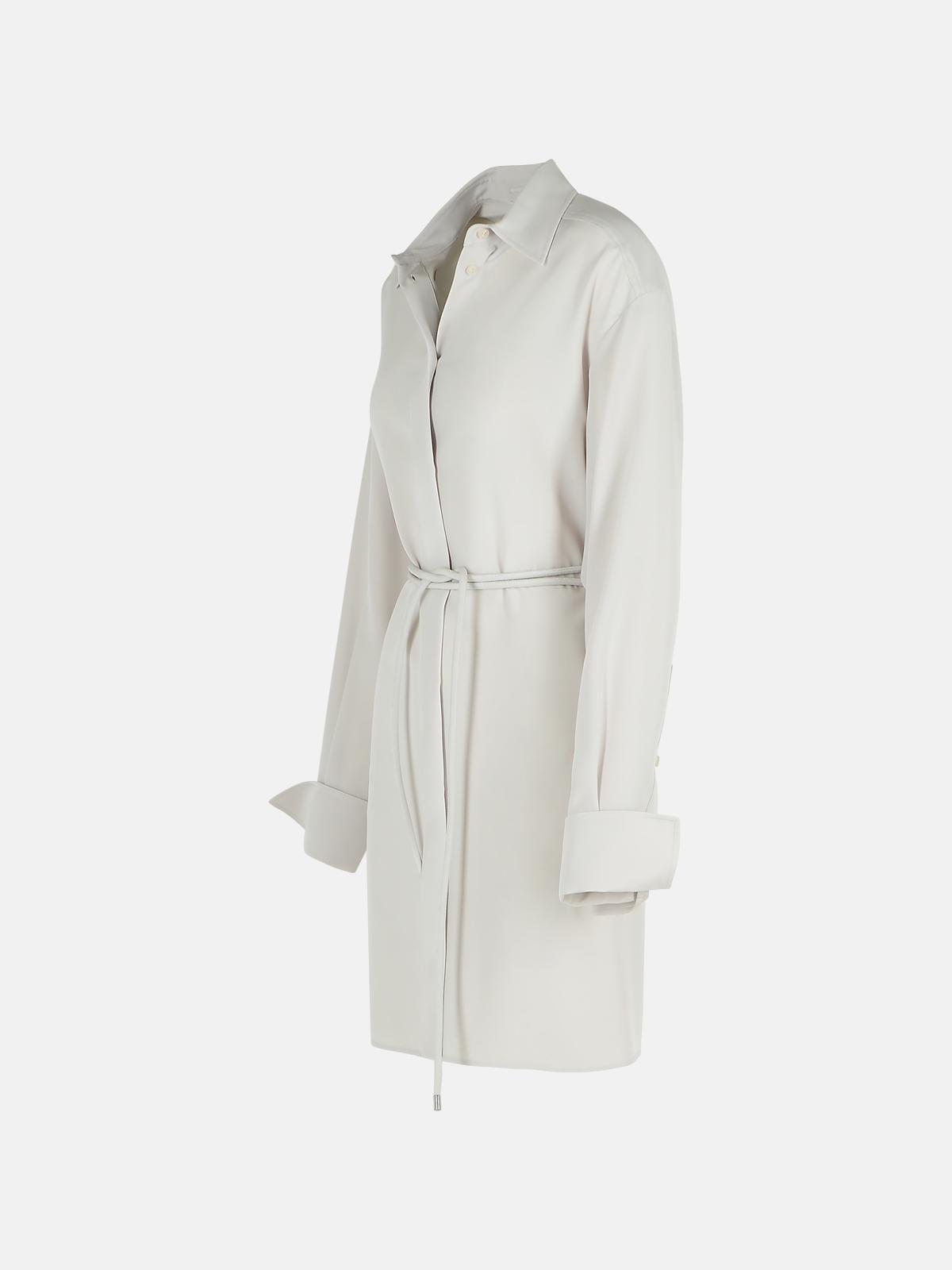 Sportmax 'Eolie' Grey Silk Dress Women SPORTMAX